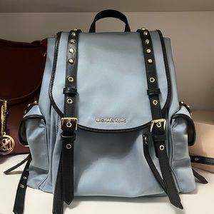 Michael Kors Leila Pale Blue Backpack